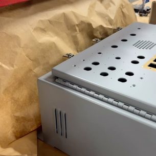fabricated enclosure.