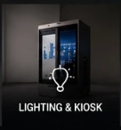 Lighting and kiosk fabrication